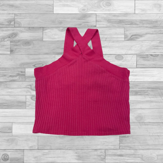 Top Sleeveless By Zara In Pink, Size: L
