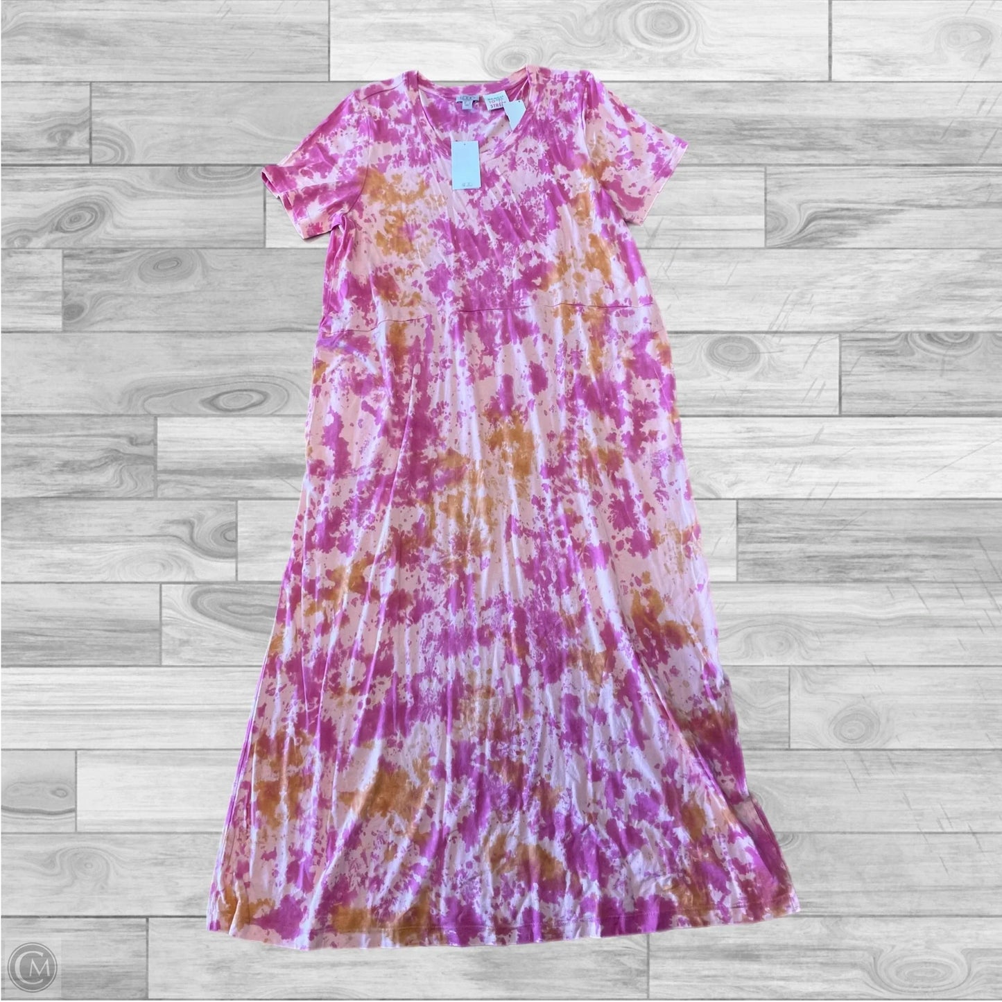 Dress Casual Maxi By Logo In Orange & Pink, Size: L