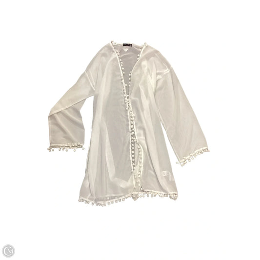 Swimwear Cover-up By Boohoo Boutique In White, Size: 10
