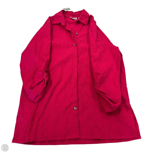 Top Long Sleeve By Chicos In Pink, Size: S