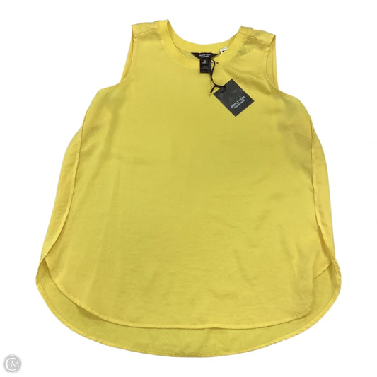 Top Sleeveless By Simply Vera In Yellow, Size: M