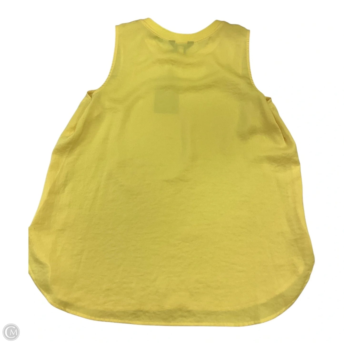 Top Sleeveless By Simply Vera In Yellow, Size: M