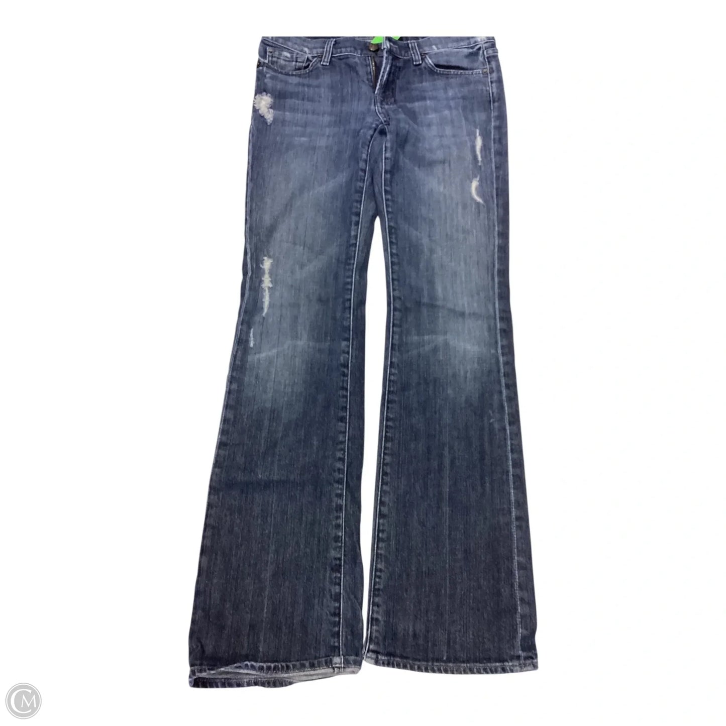 Jeans Straight By 7 For All Mankind In Blue Denim, Size: 8