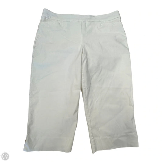 Capris By Chicos In White, Size: L