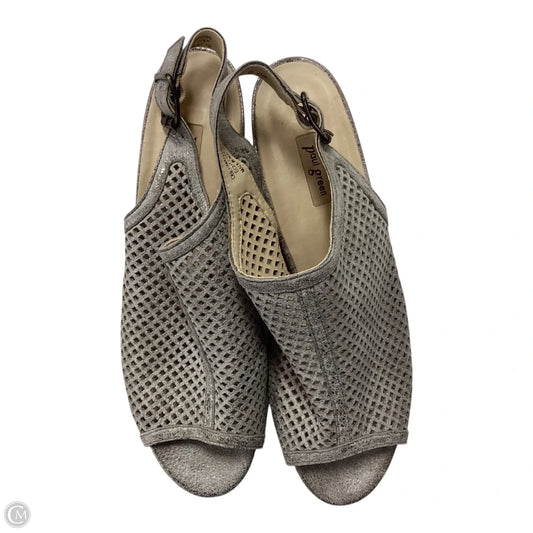 Shoes Heels Block By Paul Green In Grey, Size: 7