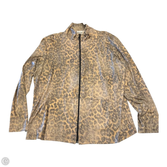 Jacket Other By Chicos In Animal Print, Size: Xl