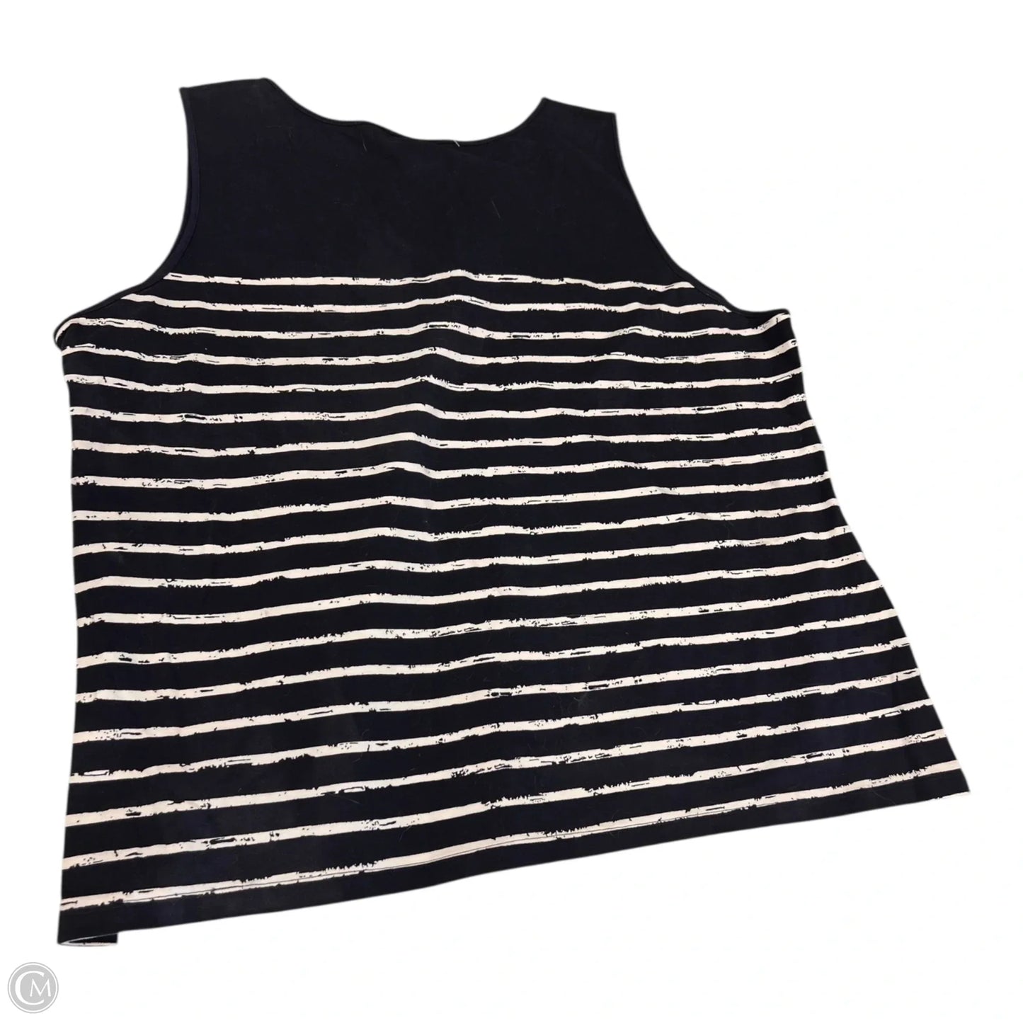 Top Sleeveless By Ruby Rd In Striped Pattern, Size: 2x