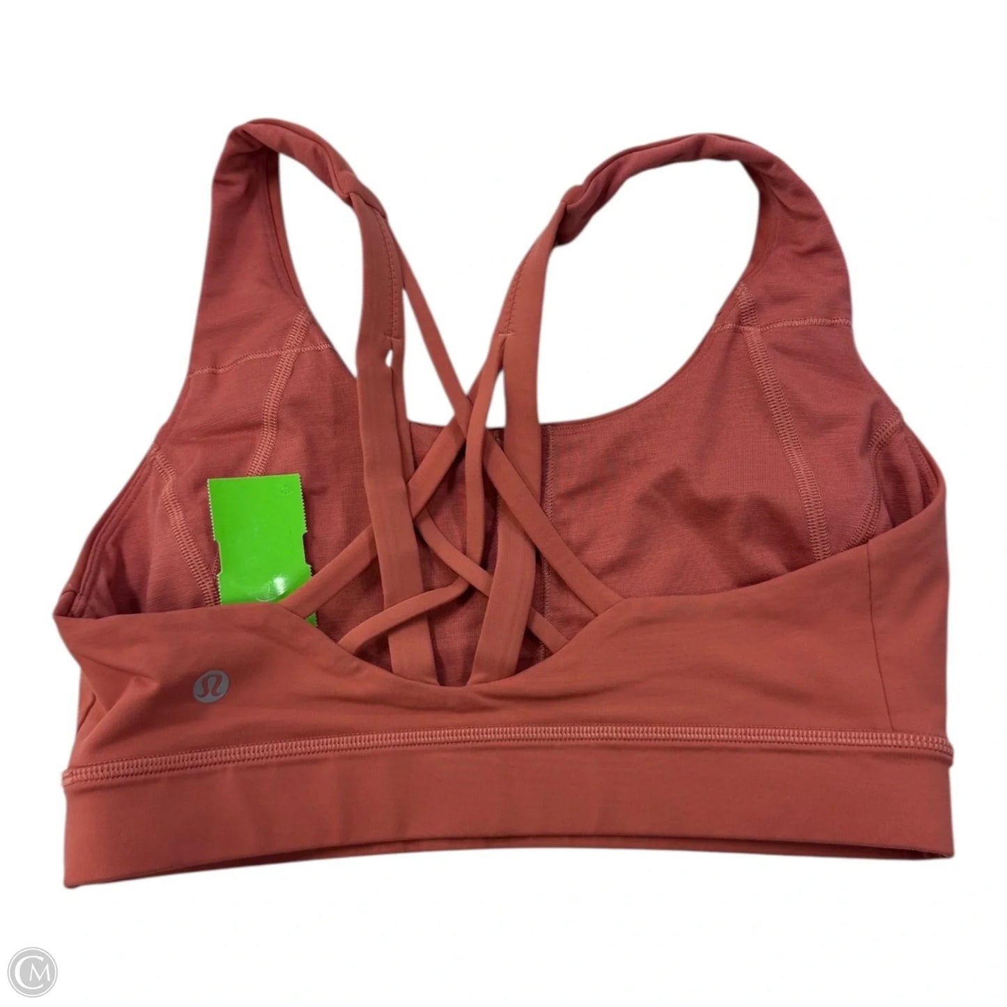 Athletic Bra By Lululemon In Coral, Size: 6