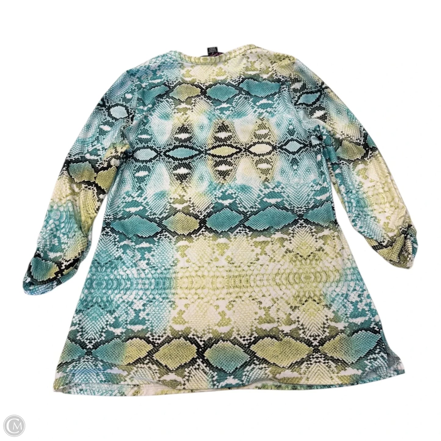 Top Long Sleeve By Peck And Peck In Animal Print, Size: M