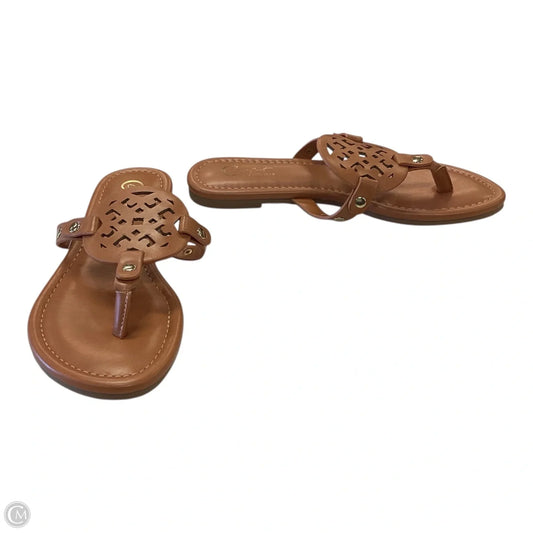 Sandals Flats By Cato In Brown, Size: 8