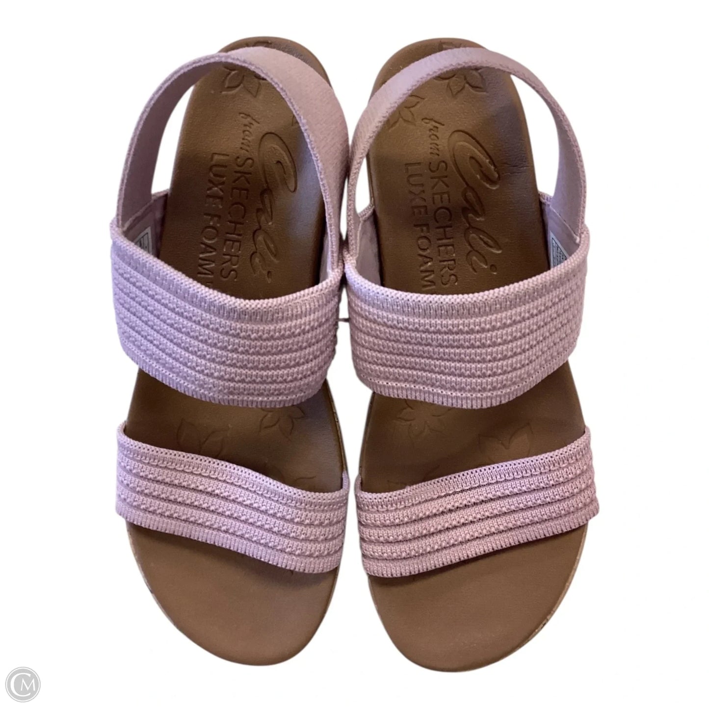 Shoes Heels Wedge By Skechers In Pink, Size: 6.5