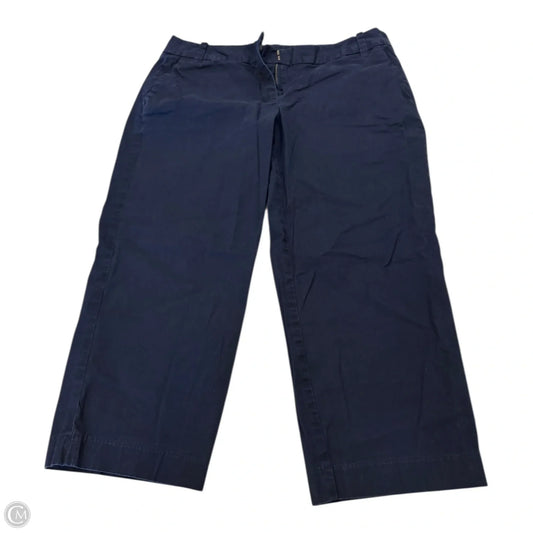 Capris By J. Crew In Navy, Size: 8