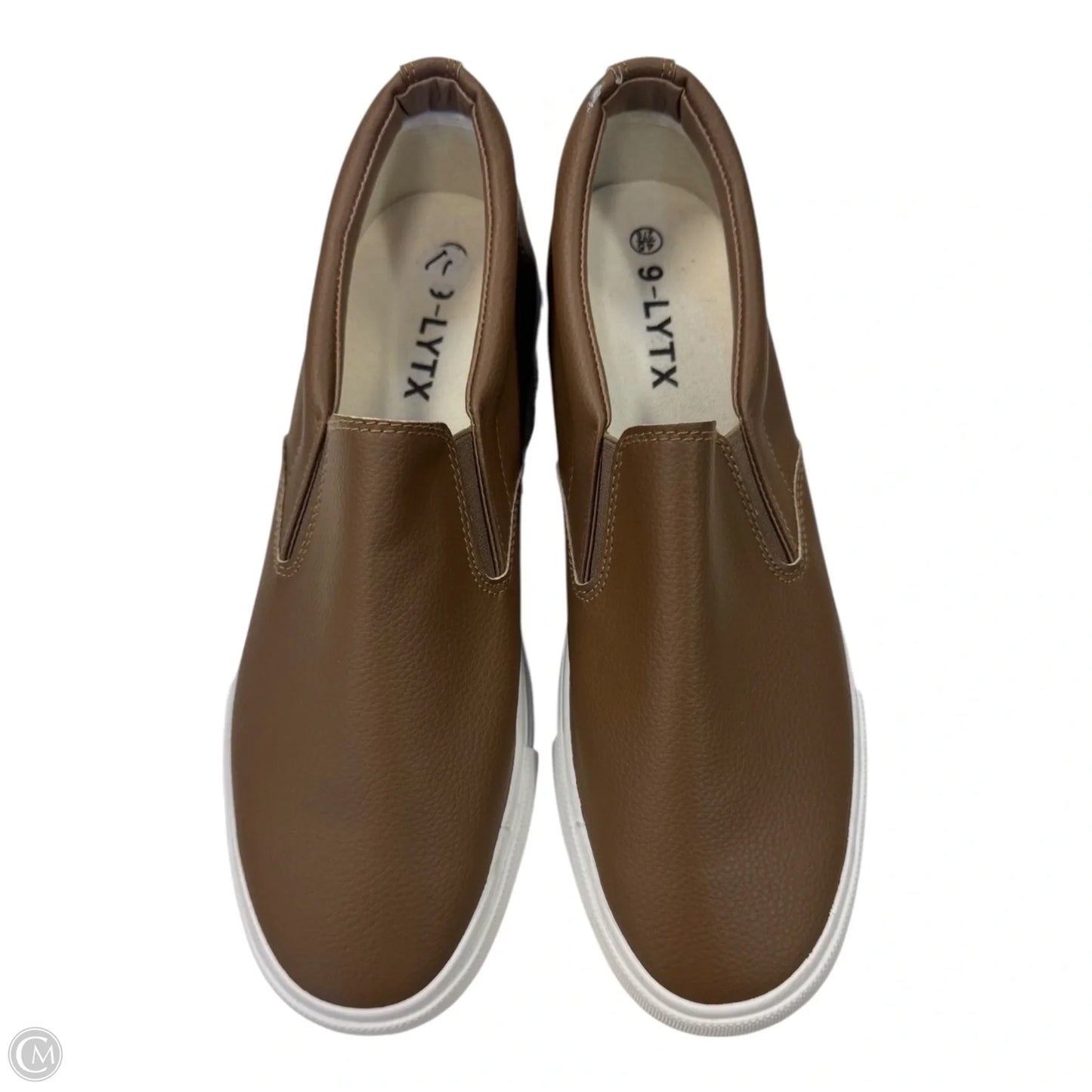 Shoes Heels Platform By Clothes Mentor In Brown, Size: 11