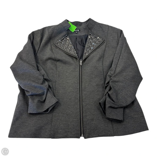 Blazer By Apt 9 In Grey, Size: Xl