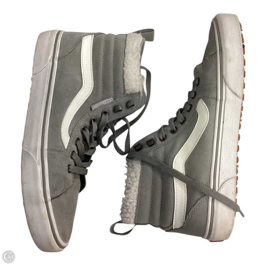 Shoes Sneakers By Vans In Grey, Size: 8.5