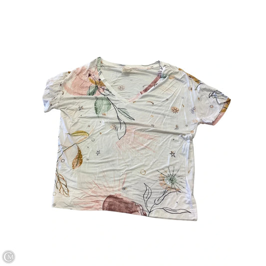 Top Short Sleeve Basic By Soma In Multi-colored, Size: S