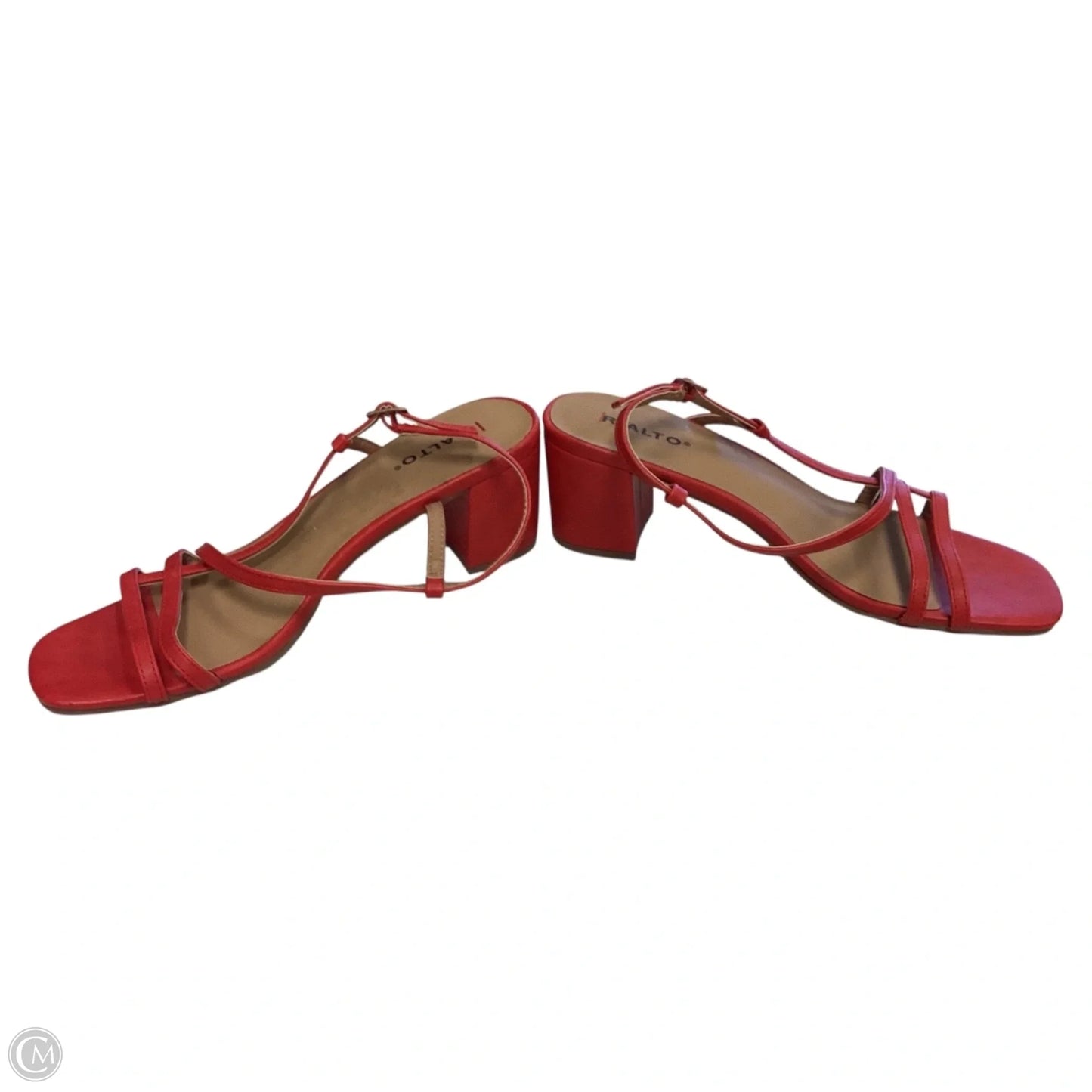Shoes Heels Block By Rialto In Red, Size: 9.5