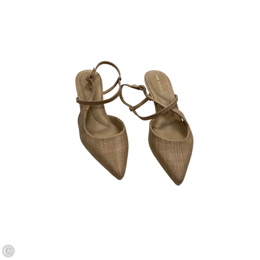 Shoes Heels Kitten By Anne Klein In Tan, Size: 8