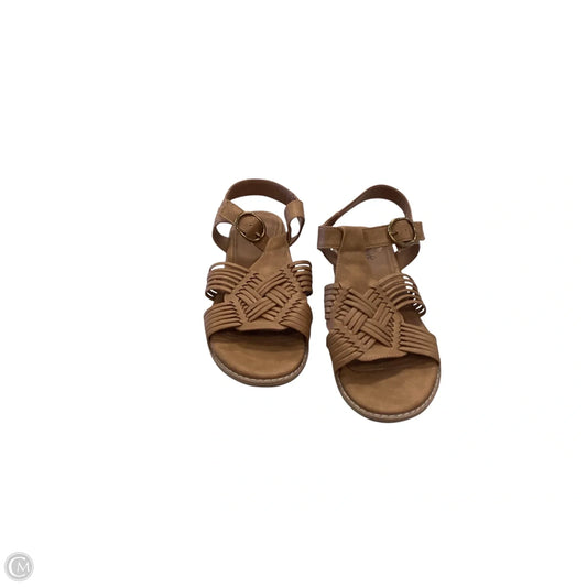 Sandals Flats By Sofft In Brown, Size: 7.5