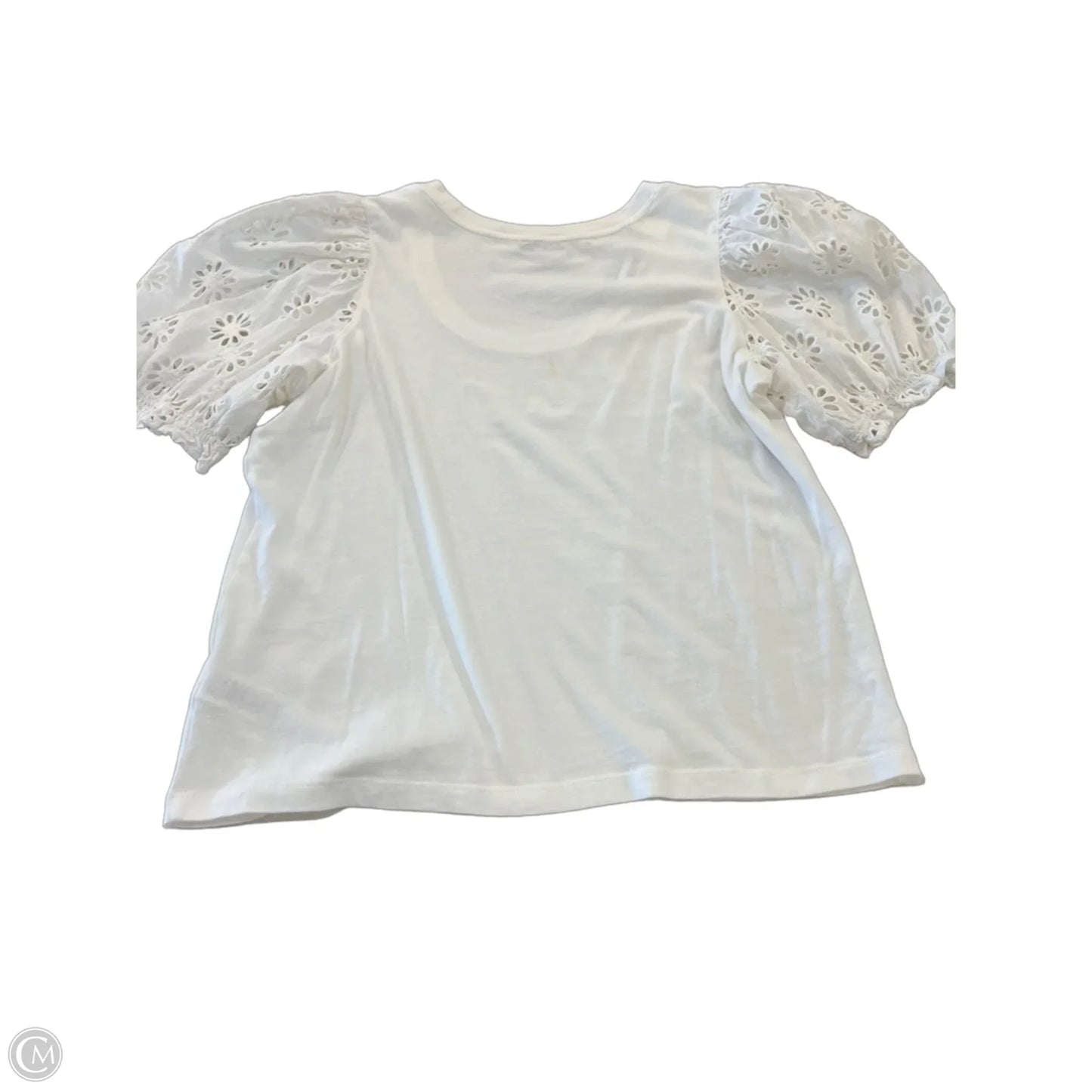 Top Short Sleeve By Rails In White, Size: L