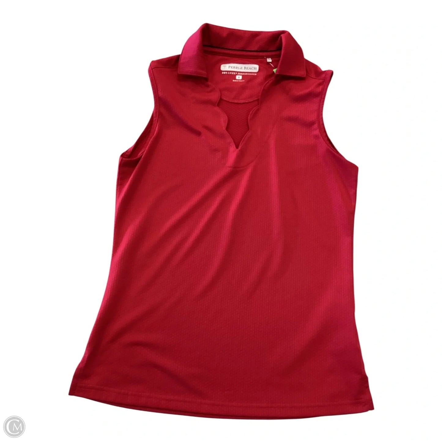 Athletic Tank Top By Pebble Beach In Red, Size: S