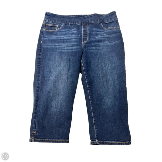 Capris By Chicos In Blue Denim, Size: 10