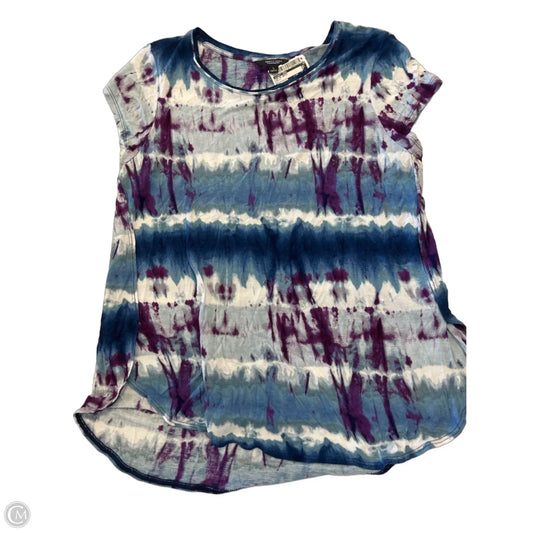 Top Short Sleeve Basic By Simply Vera In Multi-colored, Size: L