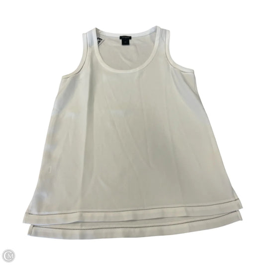 Top Sleeveless By Ann Taylor In White, Size: Xs