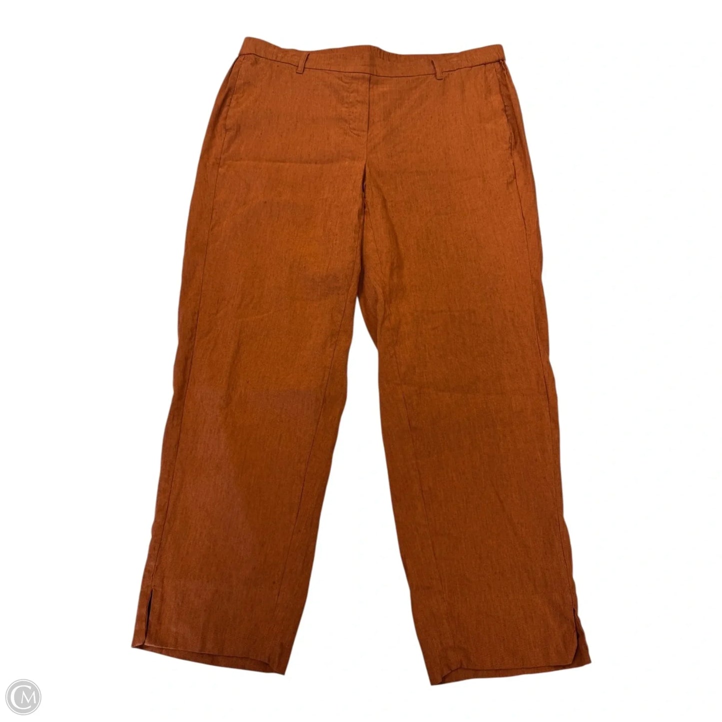 Pants Linen By J. Jill In Orange, Size: Xl