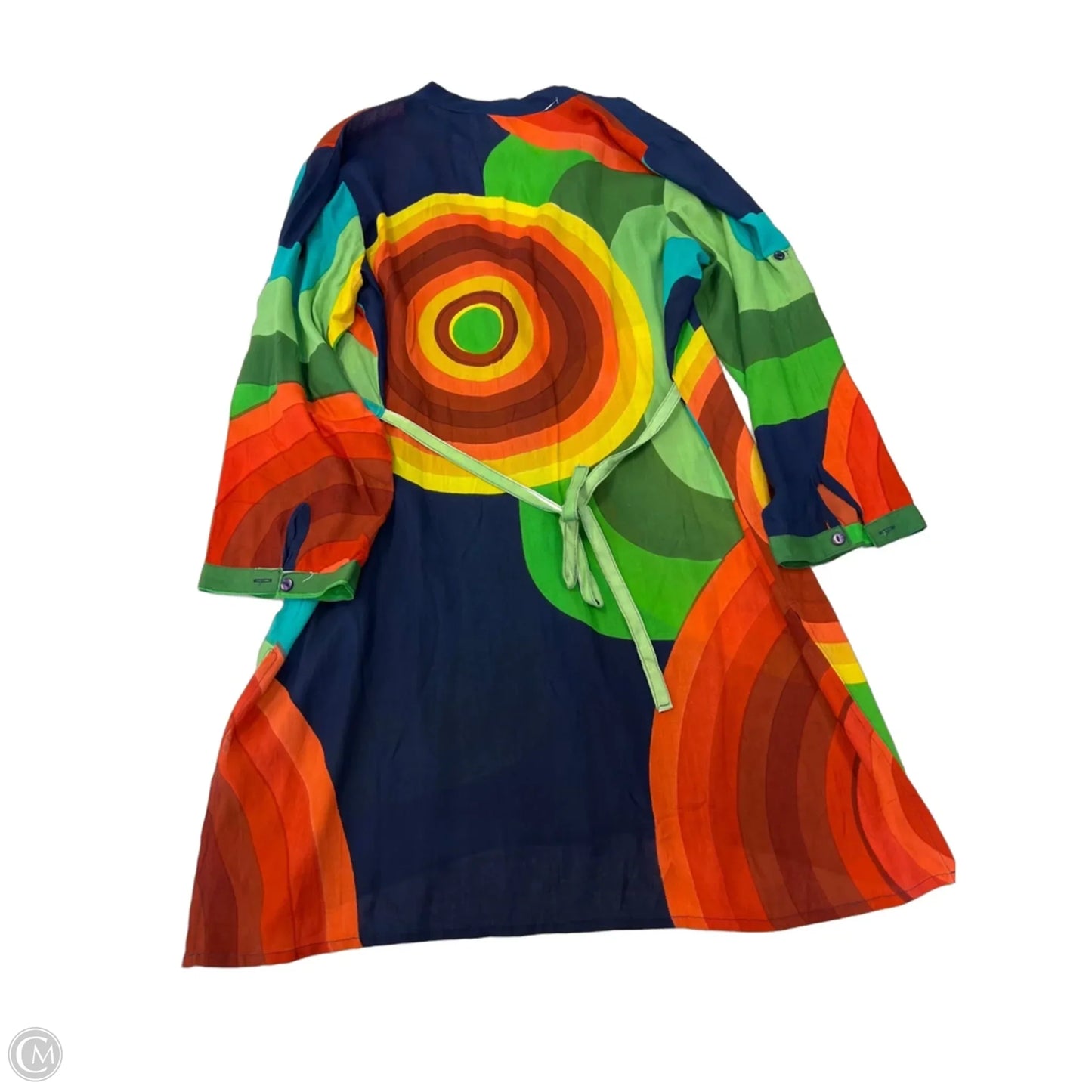 Swimwear Cover-up By Clothes Mentor In Multi-colored