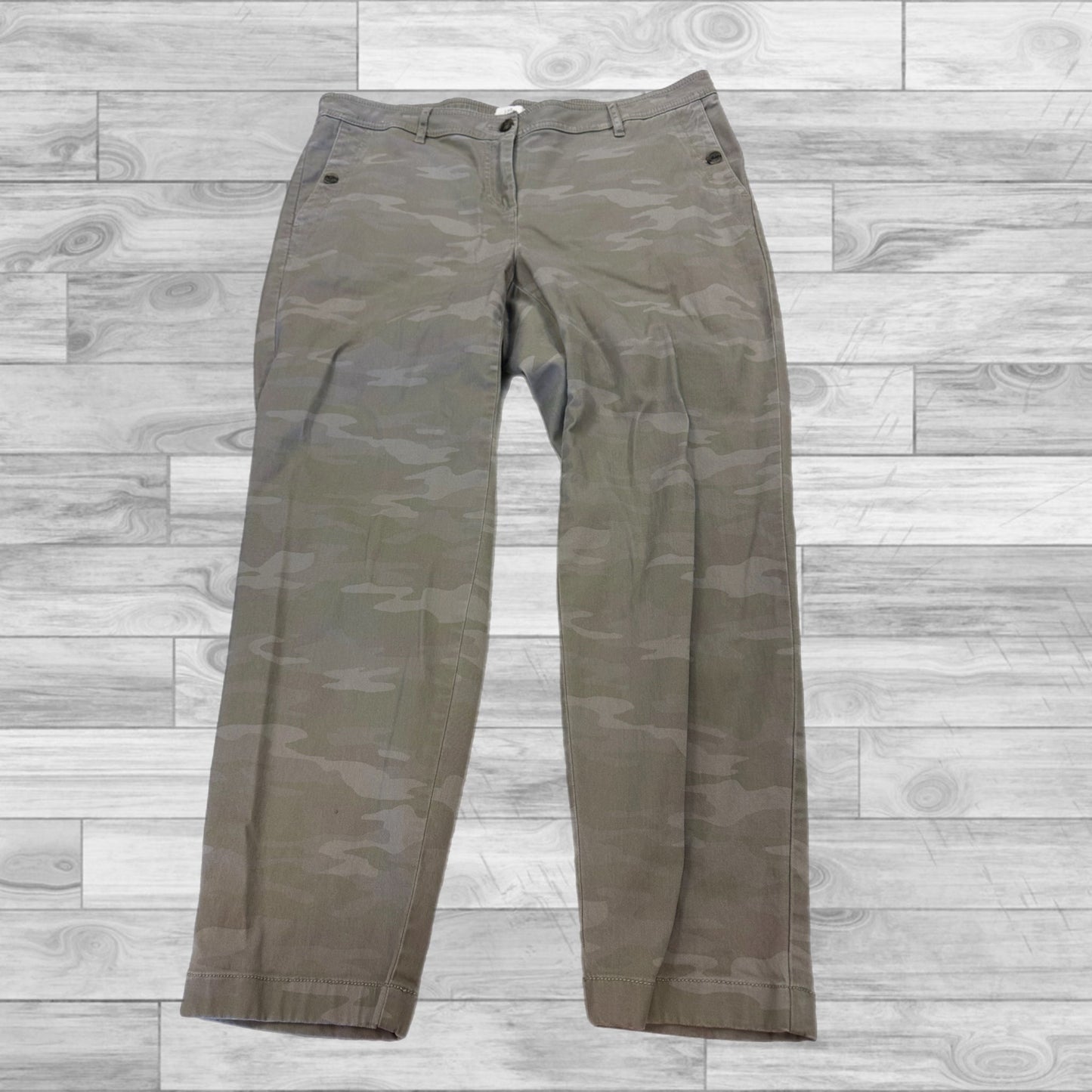 Pants Ankle By J Jill In Camoflauge, Size: 6petite