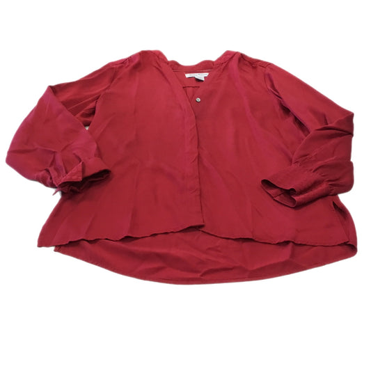 Top Long Sleeve By Tommy Bahama In Red, Size: S