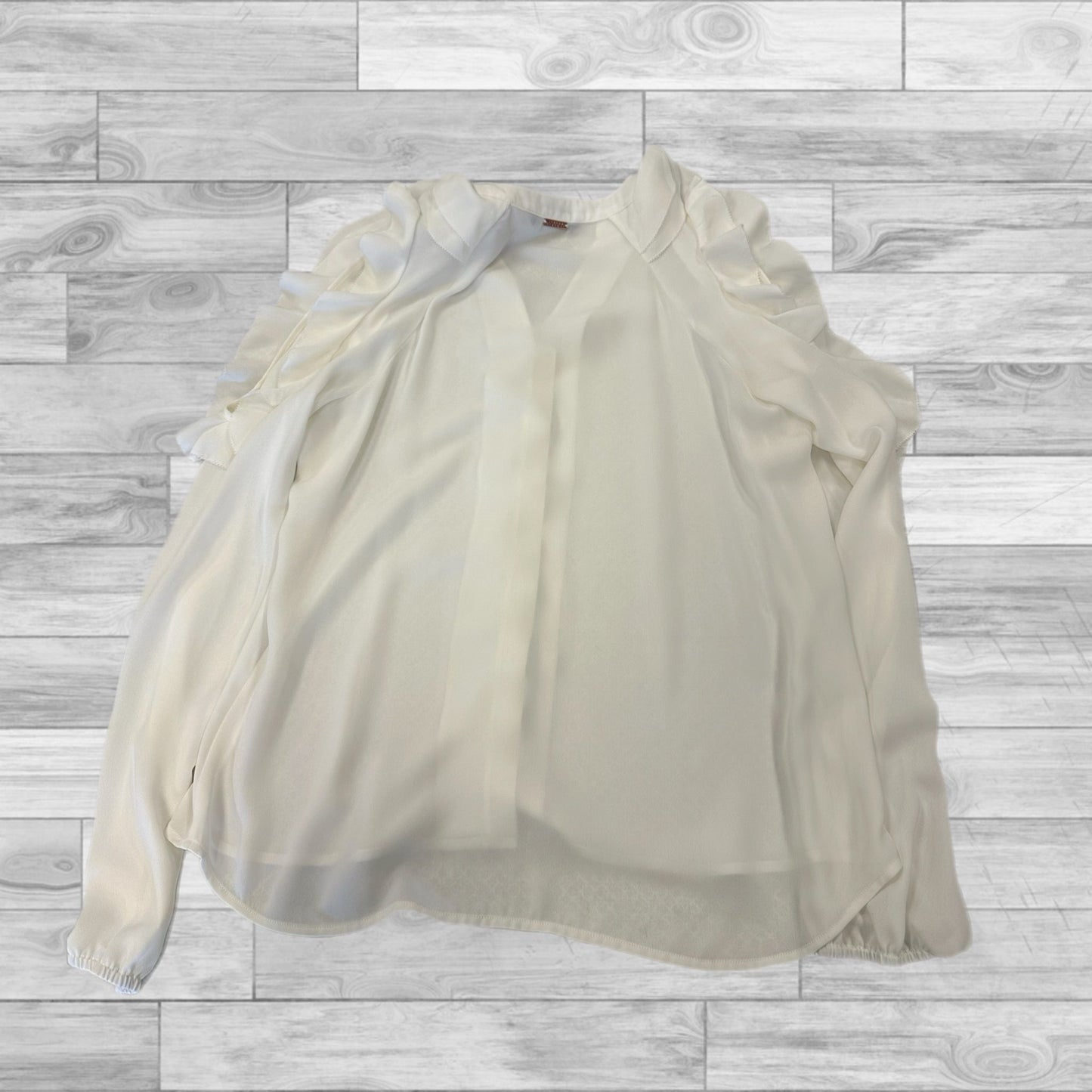 Top Long Sleeve By Ivanka Trump In White, Size: S