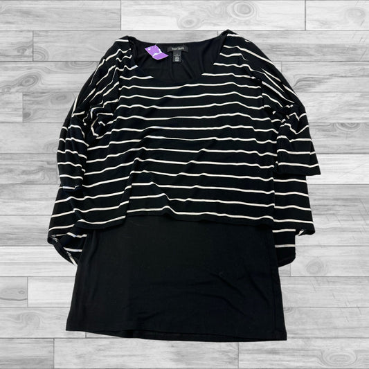 Top 3/4 Sleeve By White House Black Market In Striped Pattern, Size: S