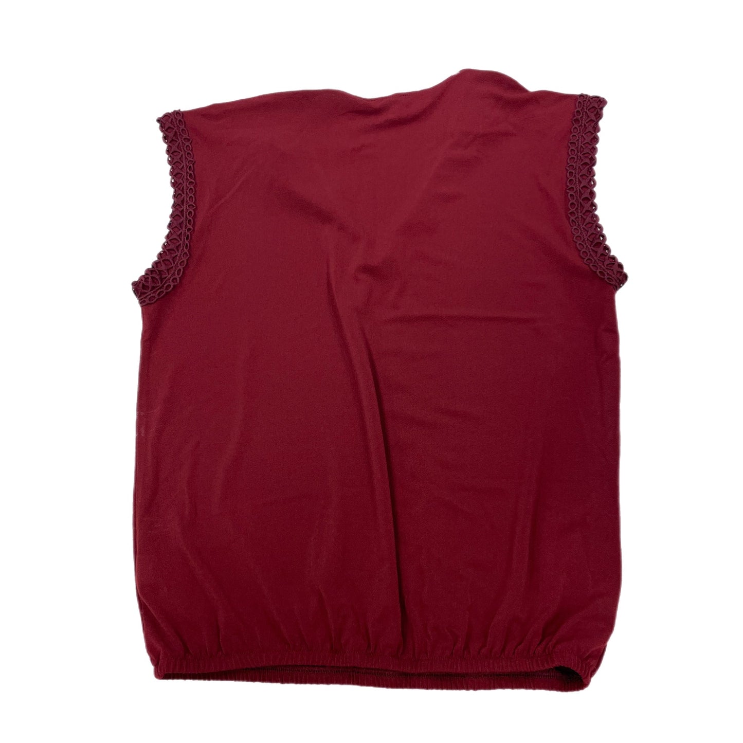 Top Sleeveless By Express In Red, Size: Xs