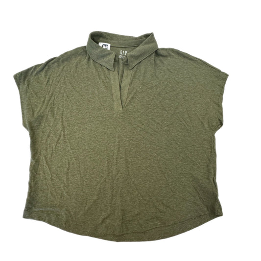 Green Top Short Sleeve Gap, Size M