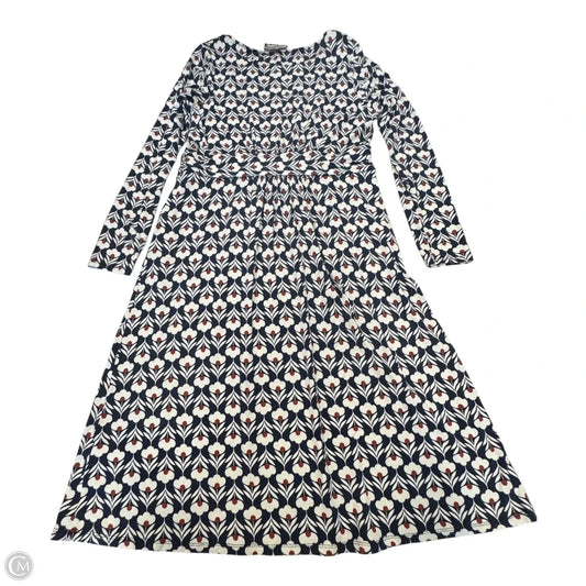 Dress Casual Short By Boden In Blue Red & White, Size: 14