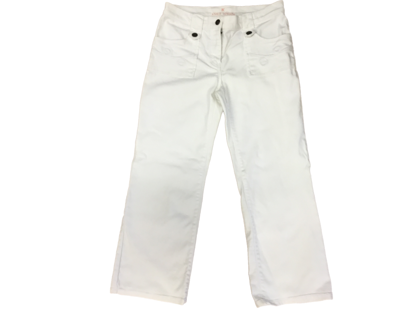 Capris By Inc In White, Size: 4