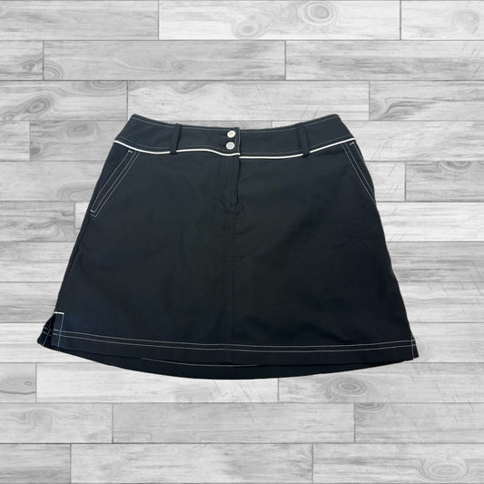 Athletic Skort By Adidas In Black, Size: 6