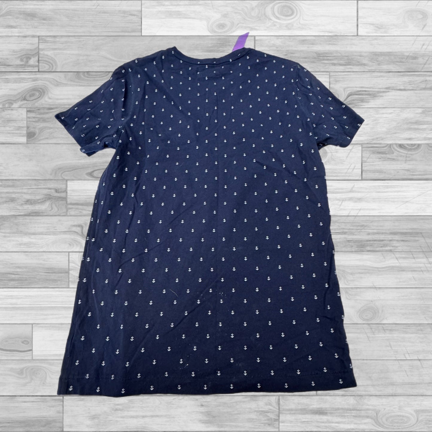 Blue Top Short Sleeve Express, Size S