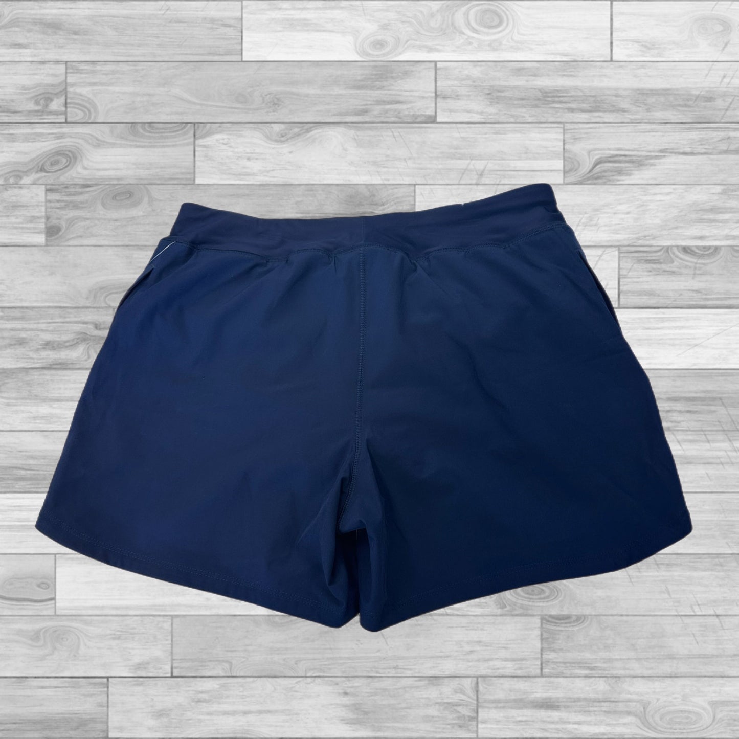 Navy Athletic Shorts Lands End, Size M