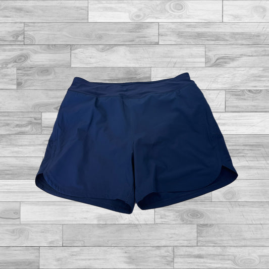 Navy Athletic Shorts Lands End, Size M