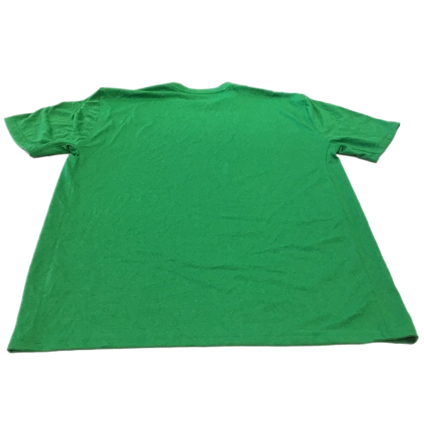 Athletic Top Short Sleeve By Nike In Green, Size: M