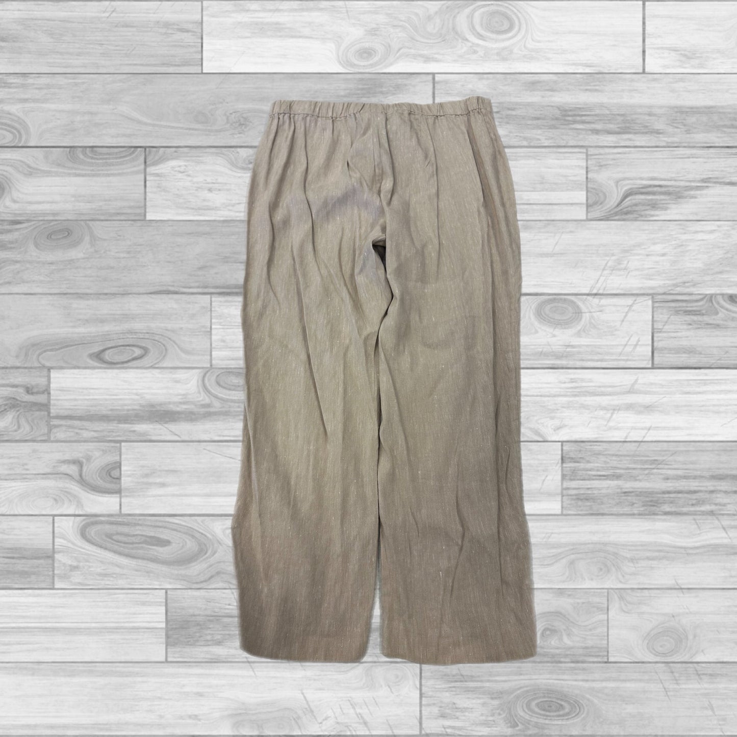 Tan Pants Linen J. Jill, Size L