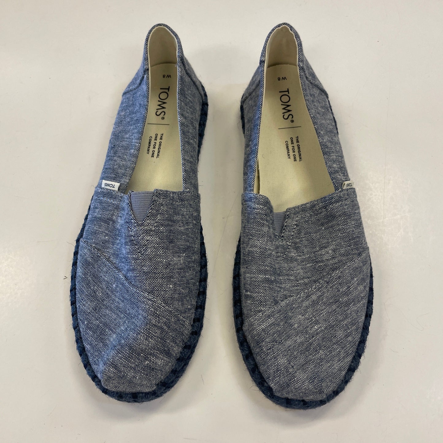 Shoes Flats By Toms In Blue, Size: 8