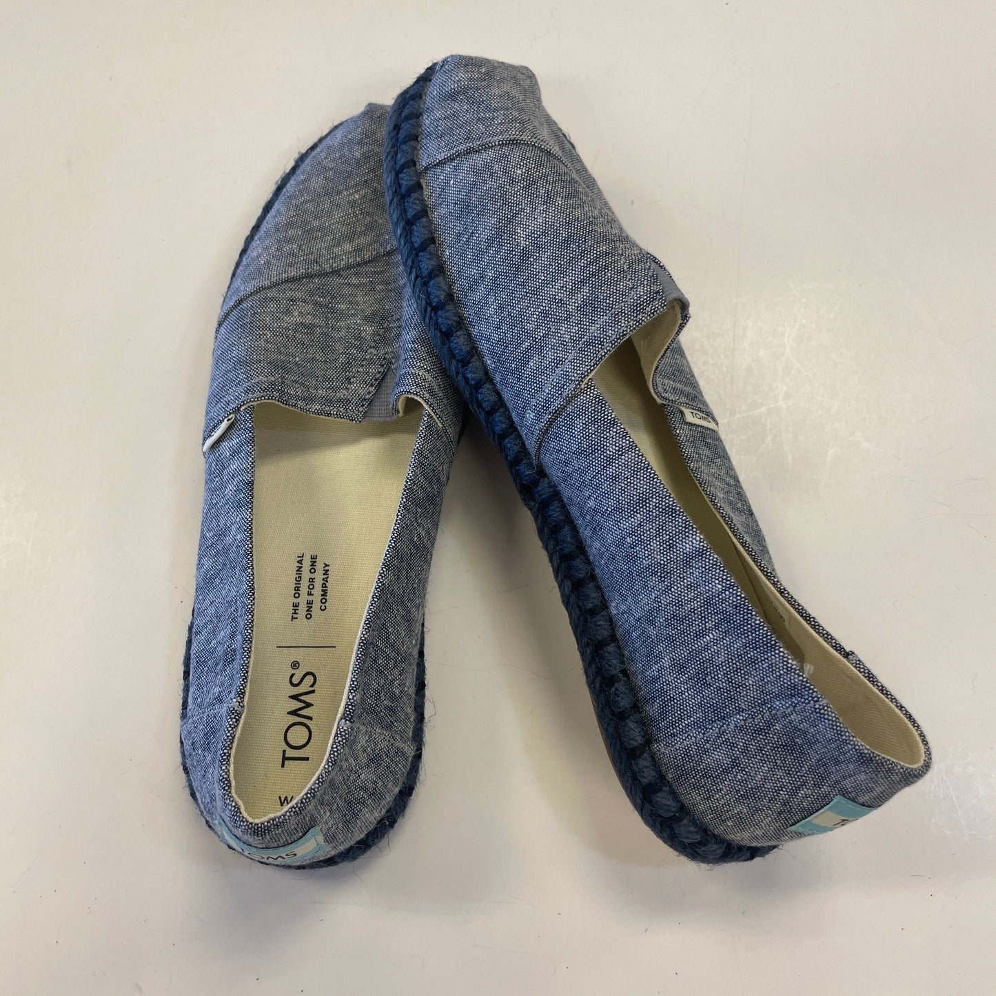 Shoes Flats By Toms In Blue, Size: 8