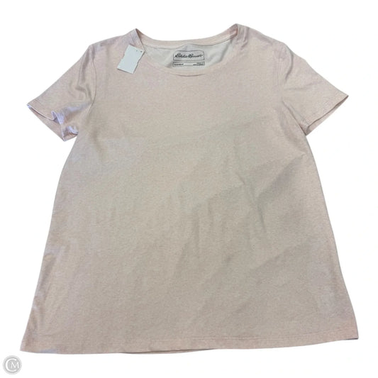 Top Short Sleeve Basic By Eddie Bauer In Pink, Size: S