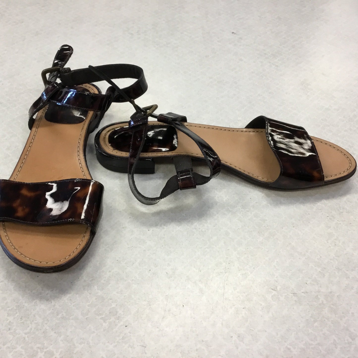 Sandals Designer By Stuart Weitzman In Brown, Size: 6