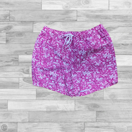 Athletic Shorts By Columbia In Pink & White, Size: L