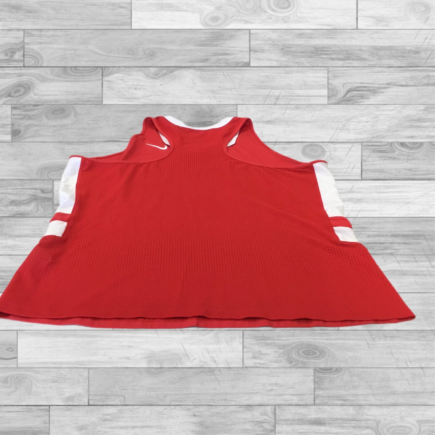 Athletic Tank Top By Nike Apparel In Red, Size: Xxl